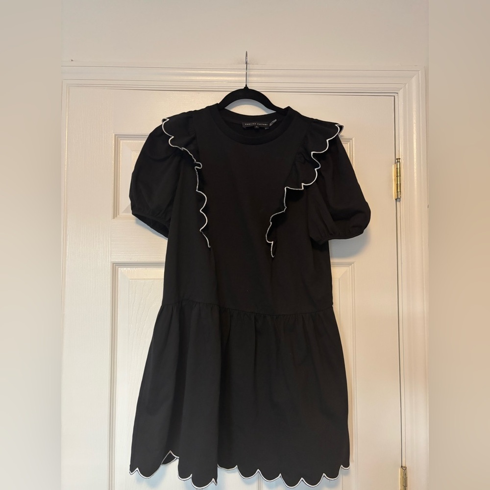 English Factory Scallop Edge Mini Dress Small - Picture 5 of 10